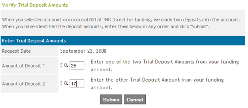 FNBO Direct, verify deposits