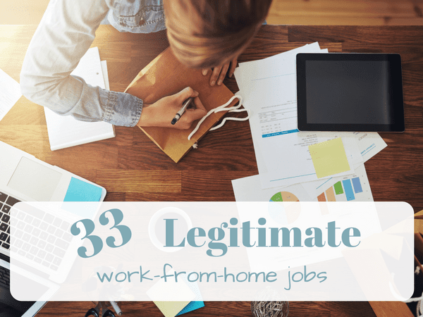 33 work from home jobs