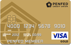 penfed gold visa card 240x150